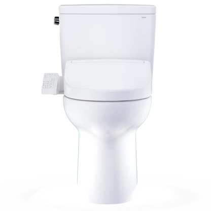 TOTO Drake Two-Piece 1.6 GPF Universal Height Toilet with S2 Bidet Seat