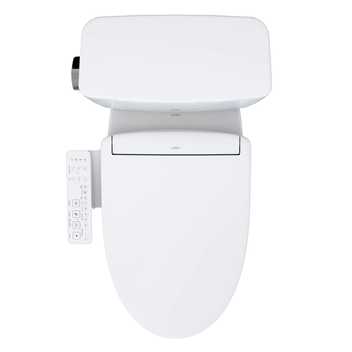 TOTO Drake Two-Piece 1.6 GPF Universal Height Toilet with S2 Bidet Seat