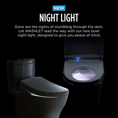 TOTO Connelly WASHLET+ S5 Two-Piece Dual Flush 1.28 GPF Universal Height Toilet with CEFIONTECT MW4943446CEMFG#01