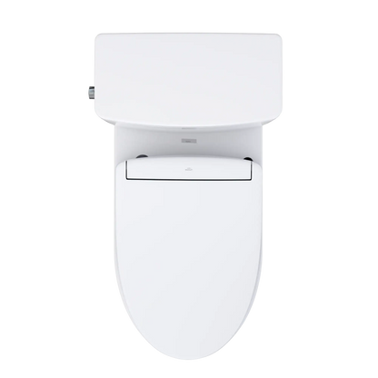 TOTO Glaston WASHLET+ S5 Two-Piece Elongated 1.28 GPF Universal Height Toilet MW4723446CEFG#01