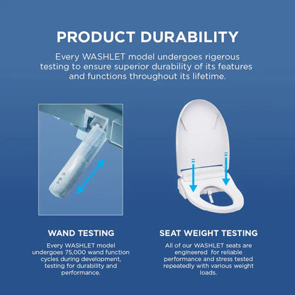 TOTO Ultramax WASHLET+ S7 1.6 GPF Universal Height Toilet MW6084726CSFG#01