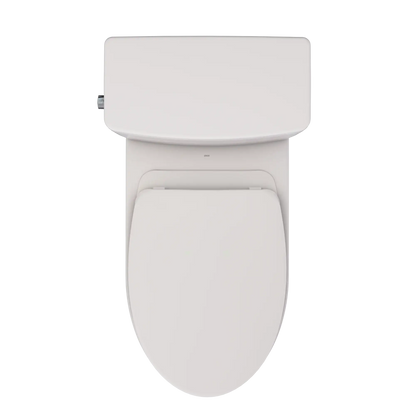 TOTO Glaston Two-Piece Elongated 1.0 GPF WASHLET+ Ready Universal Height Toilet with CEFIONTECT MS472124CUFG#12