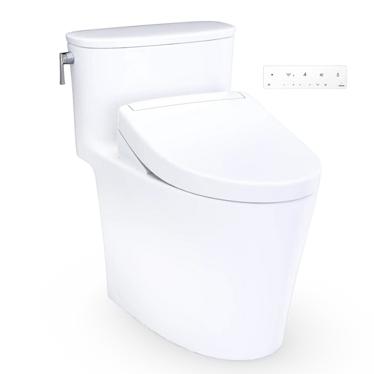TOTO Aurora WASHLET+ S5 One-Piece Elongated 1.0 GPF Toilet with CEFIONTECT
