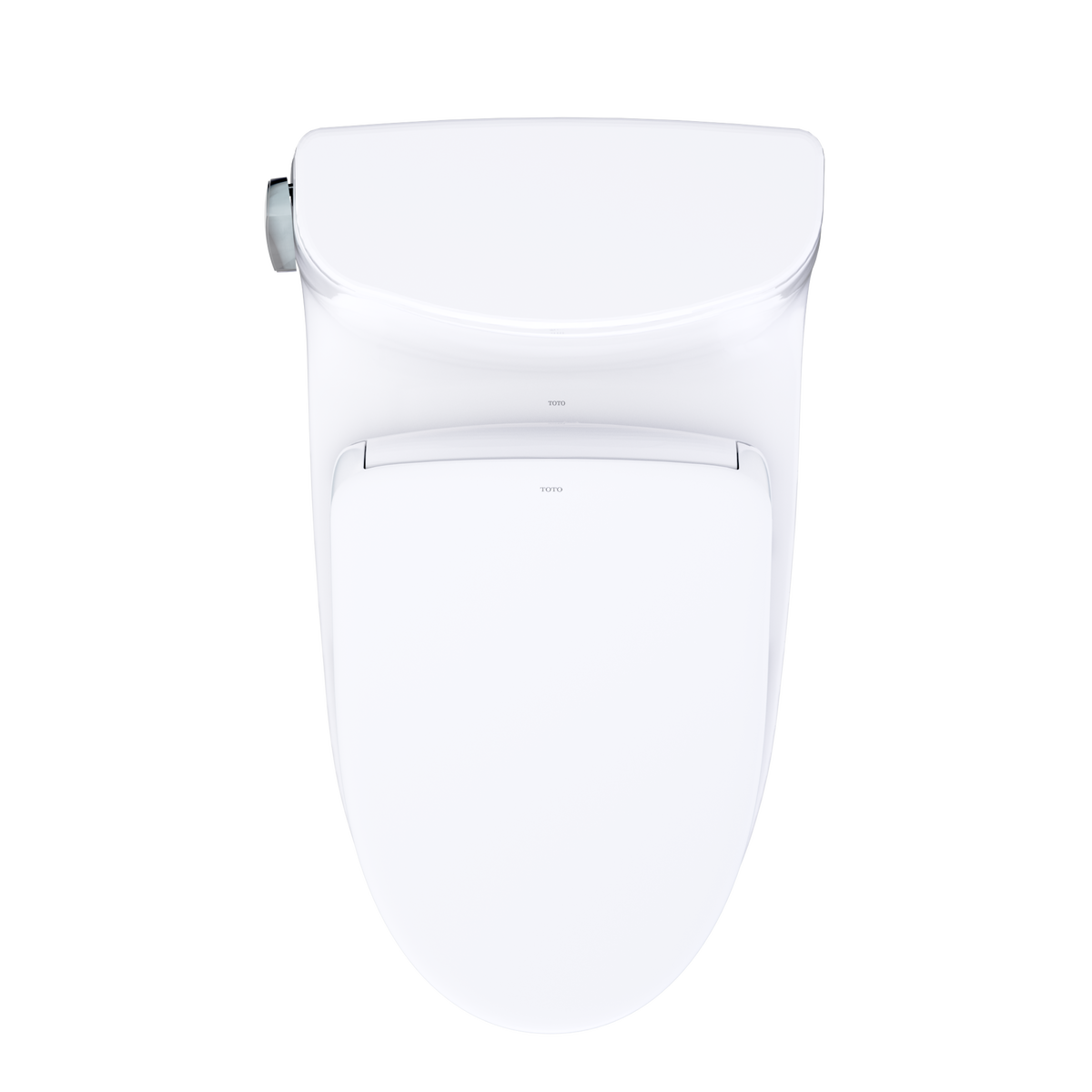 TOTO Ultramax WASHLET+ S7 One-Piece Elongated 1.28 GPF Universal Height Toilet with CEFIONTECT MW6184726CEFG#01