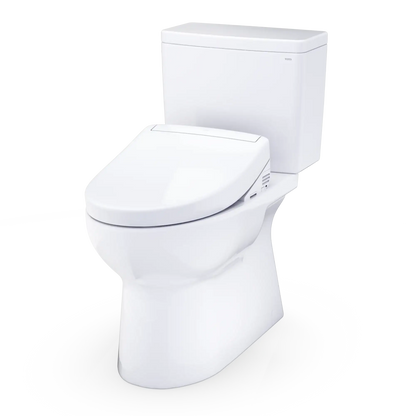 TOTO Glaston 1G WASHLET+ S5 Two-Piece Elongated 1.0 GPF Universal Height Toilet MW4723446CUFG#01