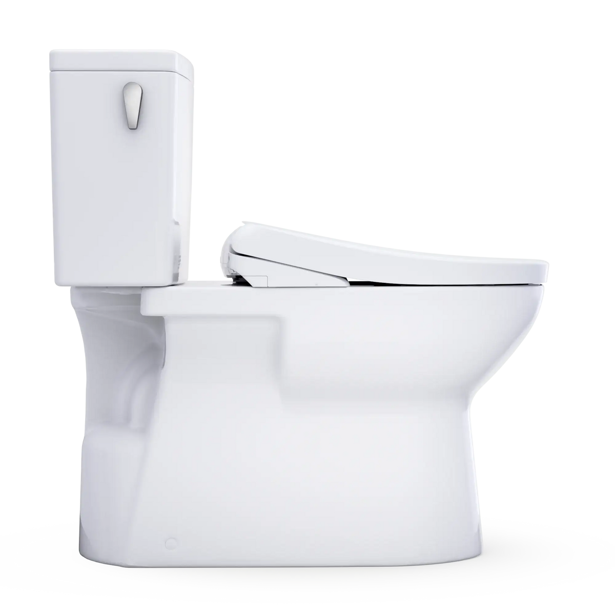 TOTO Glaston WASHLET+ S7A Two-Piece Elongated 1.28 GPF Universal Height Toilet MW4724736CEFG#01