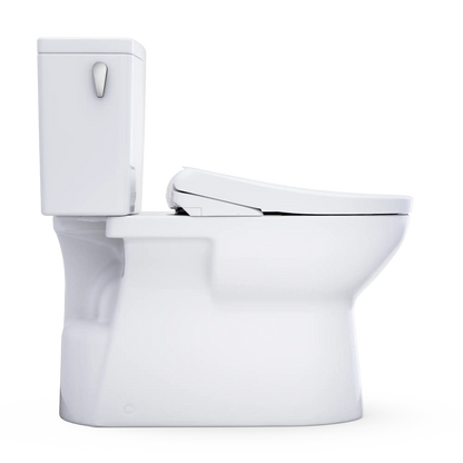 TOTO Glaston 1G WASHLET+ S7A Two-Piece Elongated 1.0 GPF Universal Height Toilet MW4724736CUFG#01