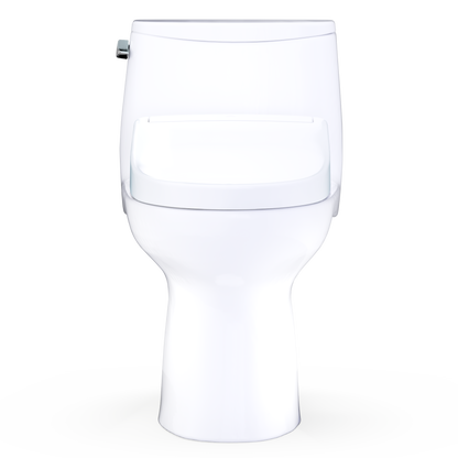 TOTO Ultramax WASHLET+ S5 One-Piece Elongated 1.6 GPF Universal Height Toilet with CEFIONTECT MW6083446CSFG#01