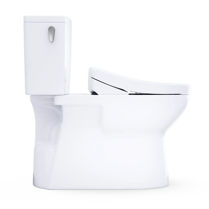 TOTO Glaston WASHLET+ S5 Two-Piece Elongated 1.28 GPF Universal Height Toilet MW4723446CEFG#01