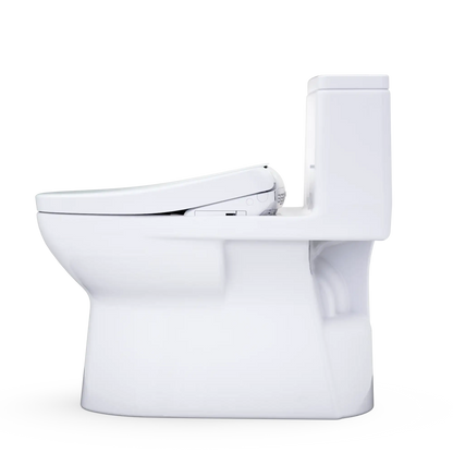 TOTO Redington WASHLET+ S7A One-Piece Elongated 1.28 GPF Universal Height Toilet MW6724736CEFG#01
