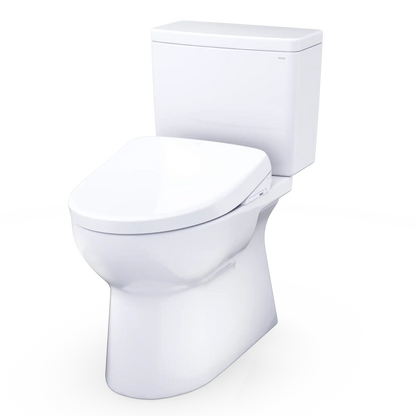 TOTO Glaston 1G WASHLET+ S7A Two-Piece Elongated 1.0 GPF Universal Height Toilet MW4724736CUFG#01