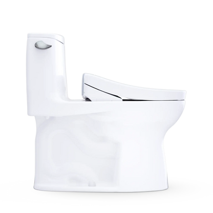 TOTO Ultramax WASHLET+ S5 One-Piece Elongated 1.28 GPF Universal Height Toilet with CEFIONTECT MW6083446CEFG#01