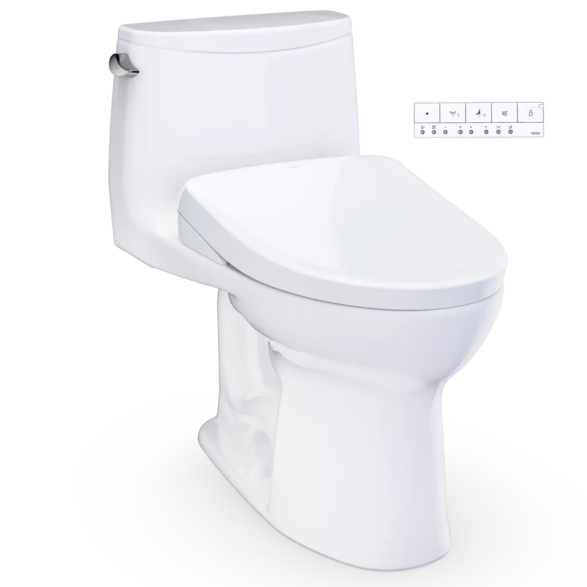 TOTO Ultramax WASHLET+ S7 1.6 GPF Universal Height Toilet MW6084726CSFG#01