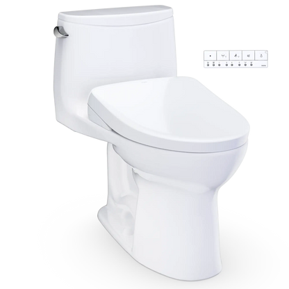 TOTO Ultramax WASHLET+ S7 1.6 GPF Universal Height Toilet MW6084726CSFG#01