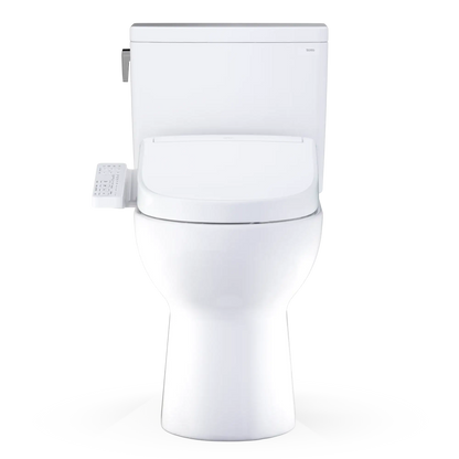 TOTO Glaston 1G WASHLET+ S2 Two-Piece Elongated 1.0 GPF Universal Height Toilet MW4723346CUFG#01
