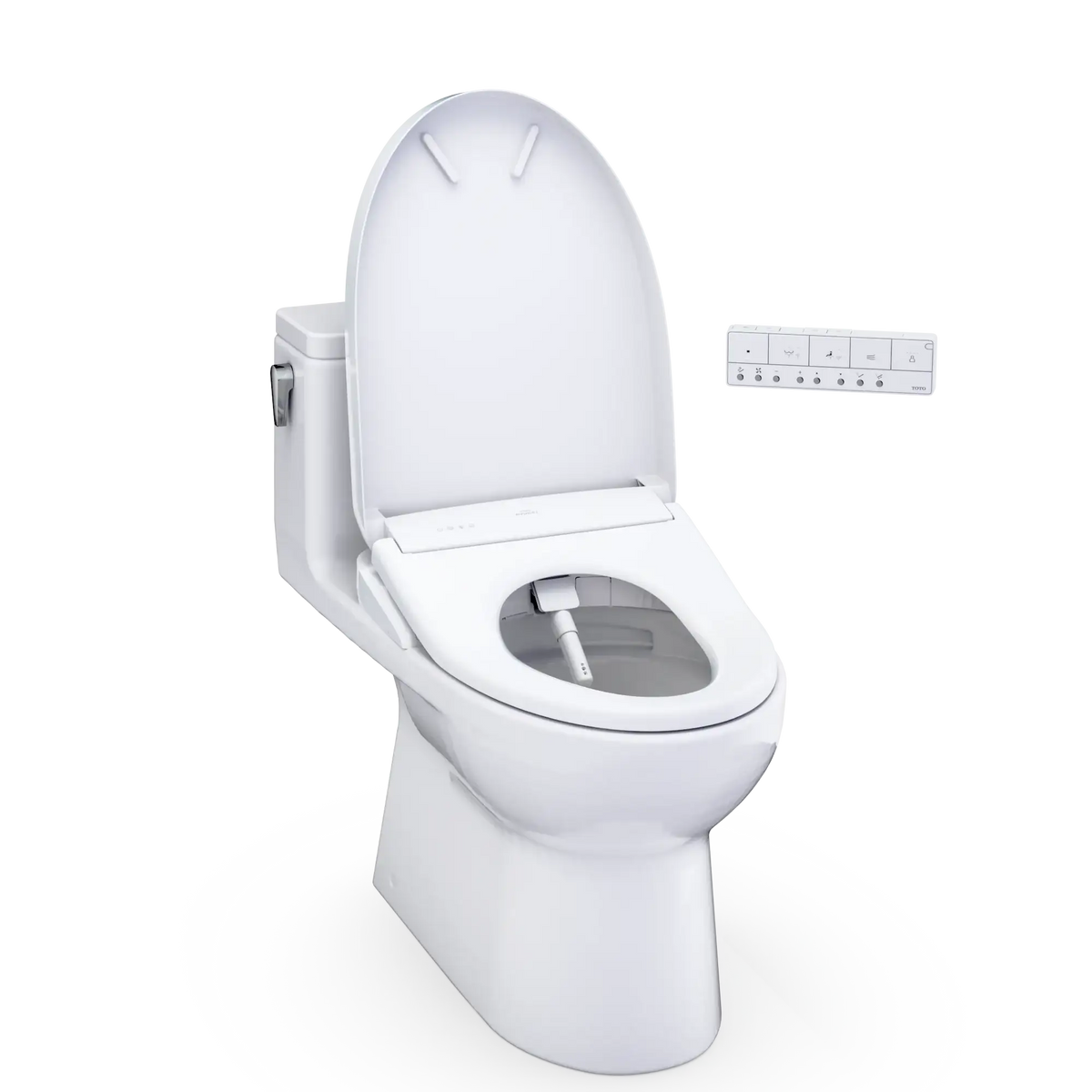 TOTO Redington 1G WASHLET+ S7A One-Piece Elongated 1.0 GPF Universal Height Toilet MW6724736CUFG#01