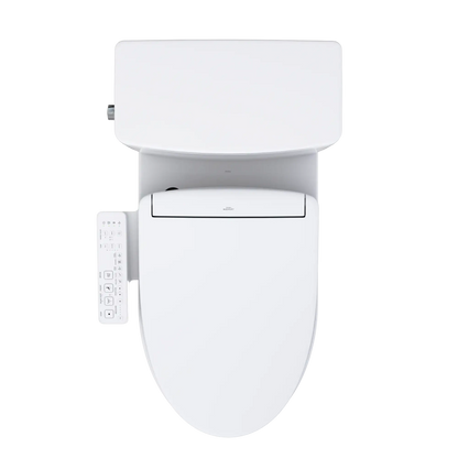 TOTO Glaston WASHLET+ S2 Two-Piece Elongated 1.28 GPF Universal Height Toilet MW4723346CEFG#01