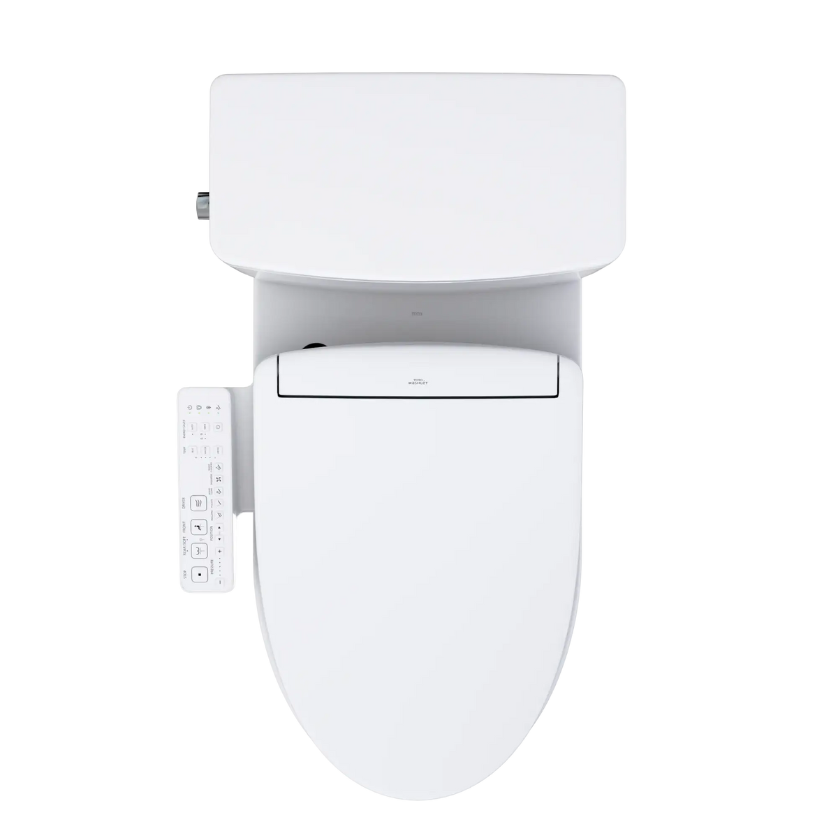 TOTO Glaston 1G WASHLET+ S2 Two-Piece Elongated 1.0 GPF Universal Height Toilet MW4723346CUFG#01