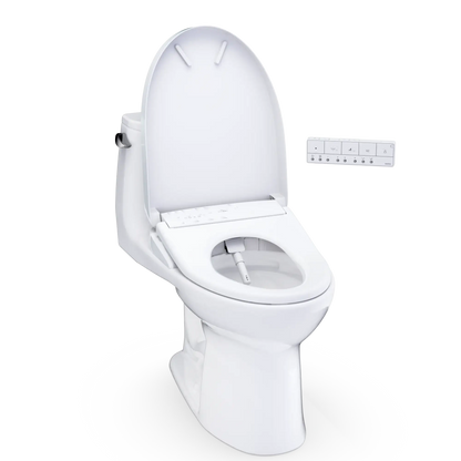 TOTO Ultramax WASHLET+ S7 1.6 GPF Universal Height Toilet MW6084726CSFG#01